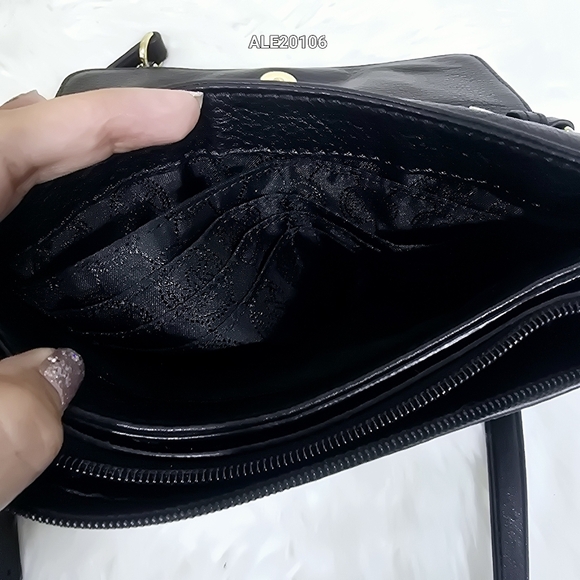 Michael Kors Black Leather Crossbody Bag - Picture 7 of 15